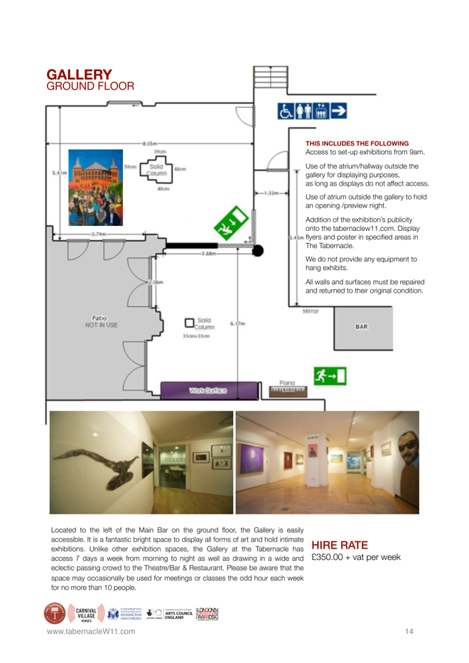 NEW Tabernacle info pack