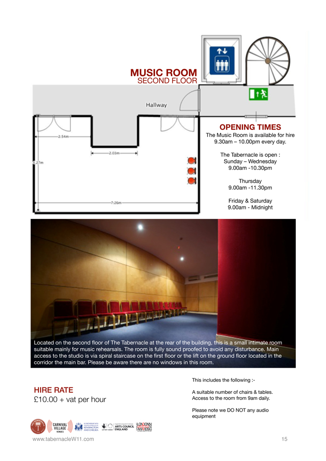 NEW Tabernacle info pack