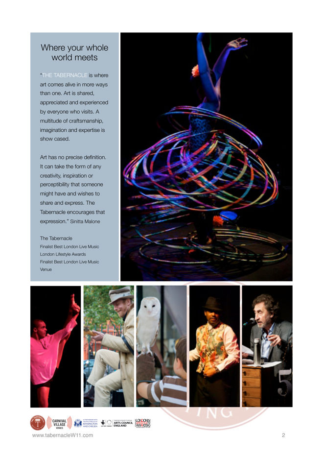 NEW Tabernacle info pack