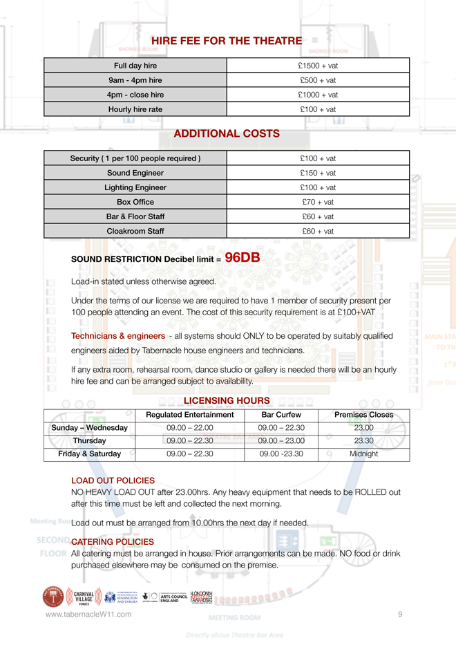 Tabernacle info pack